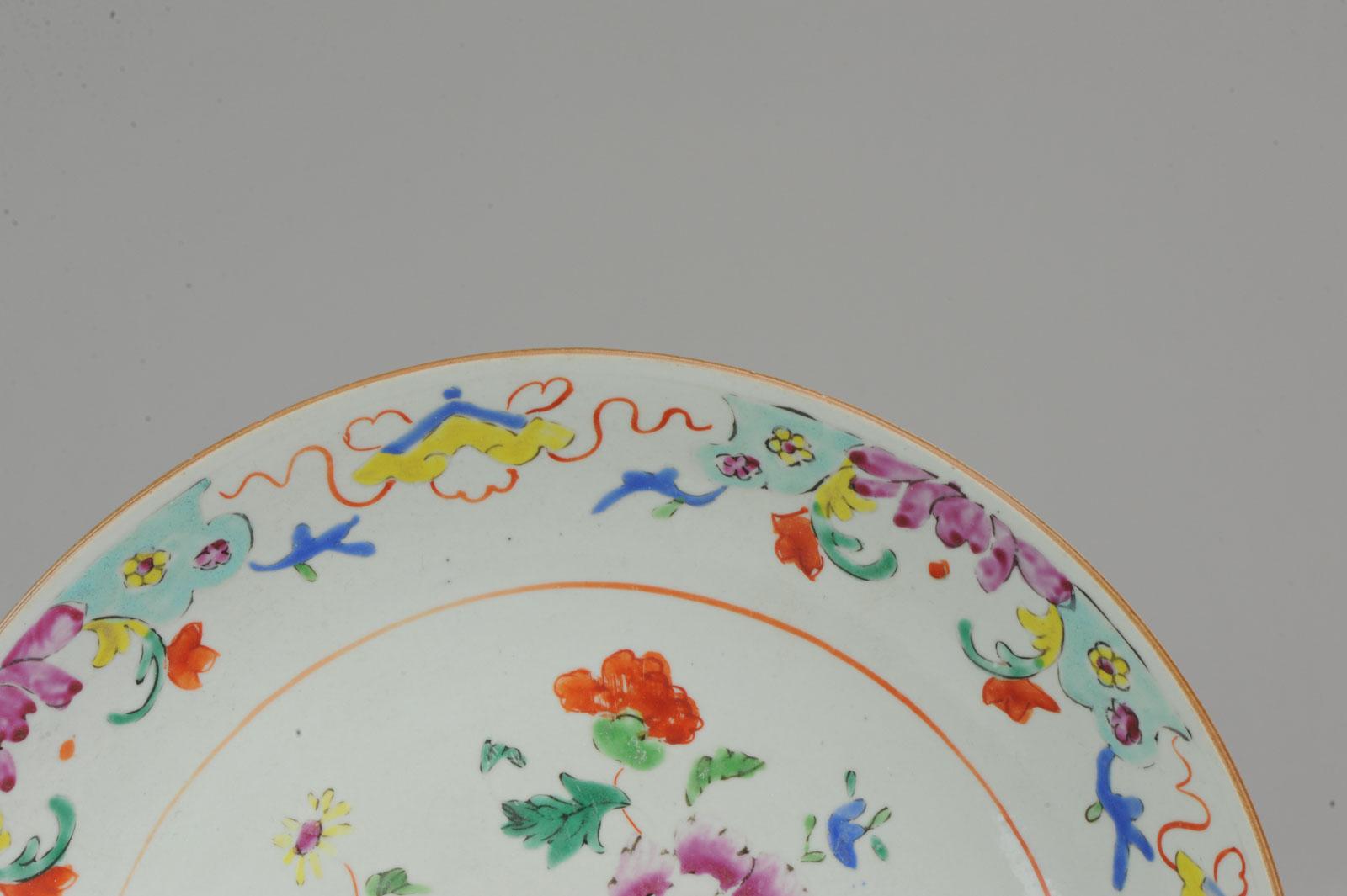 Chinese Porcelain Famille Rose Charger Southeast Asia Pre Bencharong 1