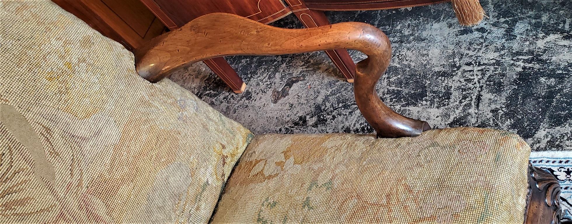 18C Englischer Chippendale Shepherds Crook-Sessel mit Hirten im Angebot 11
