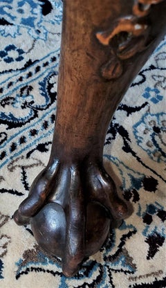 18C English Chippendale Shepherds Crook Armchair