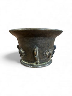 Cuenco de Bronce Antiguo Francés de 18c