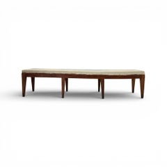 Panca in noce del 18c Antique French Directoire