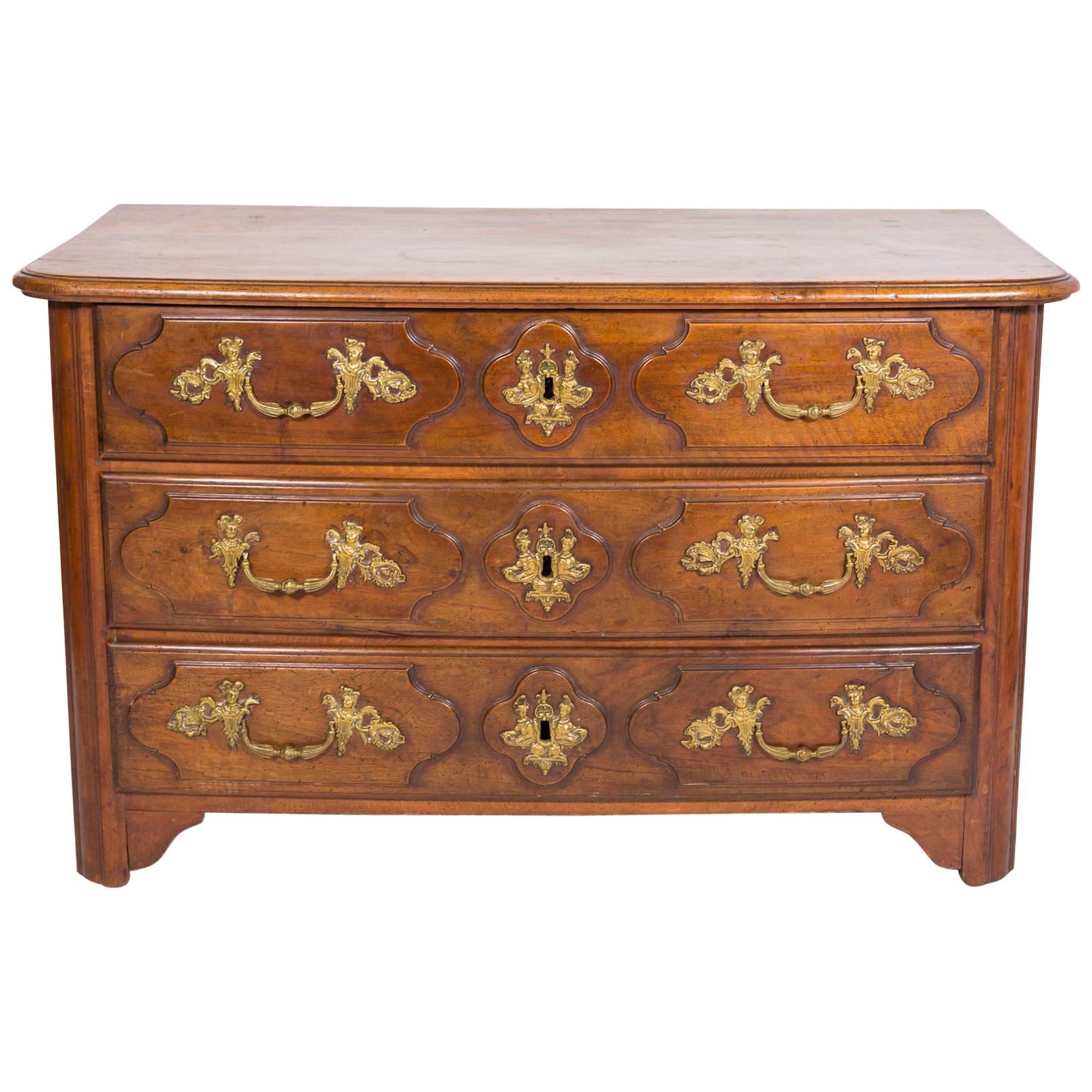 18c French Louis XIV Walnut Chest