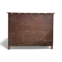 18th Century German Antique Painted Rococo Bombe Chest