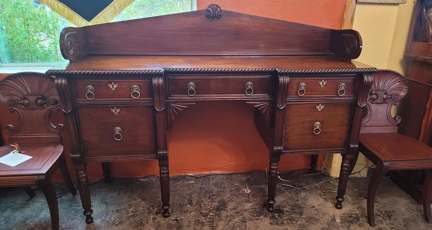 18th Century Irish Georgian Cork Sideboard For Sale 8