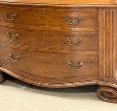 18C Style Therien Studio Workshop Dessin Fournir Walnut Wardrobe Armoire Cabinet