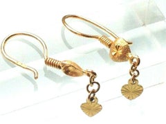 18ct & 22ct Gold Vintage Earrings