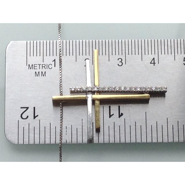 18ct 750 Diamond Necklace For Sale at 1stDibs