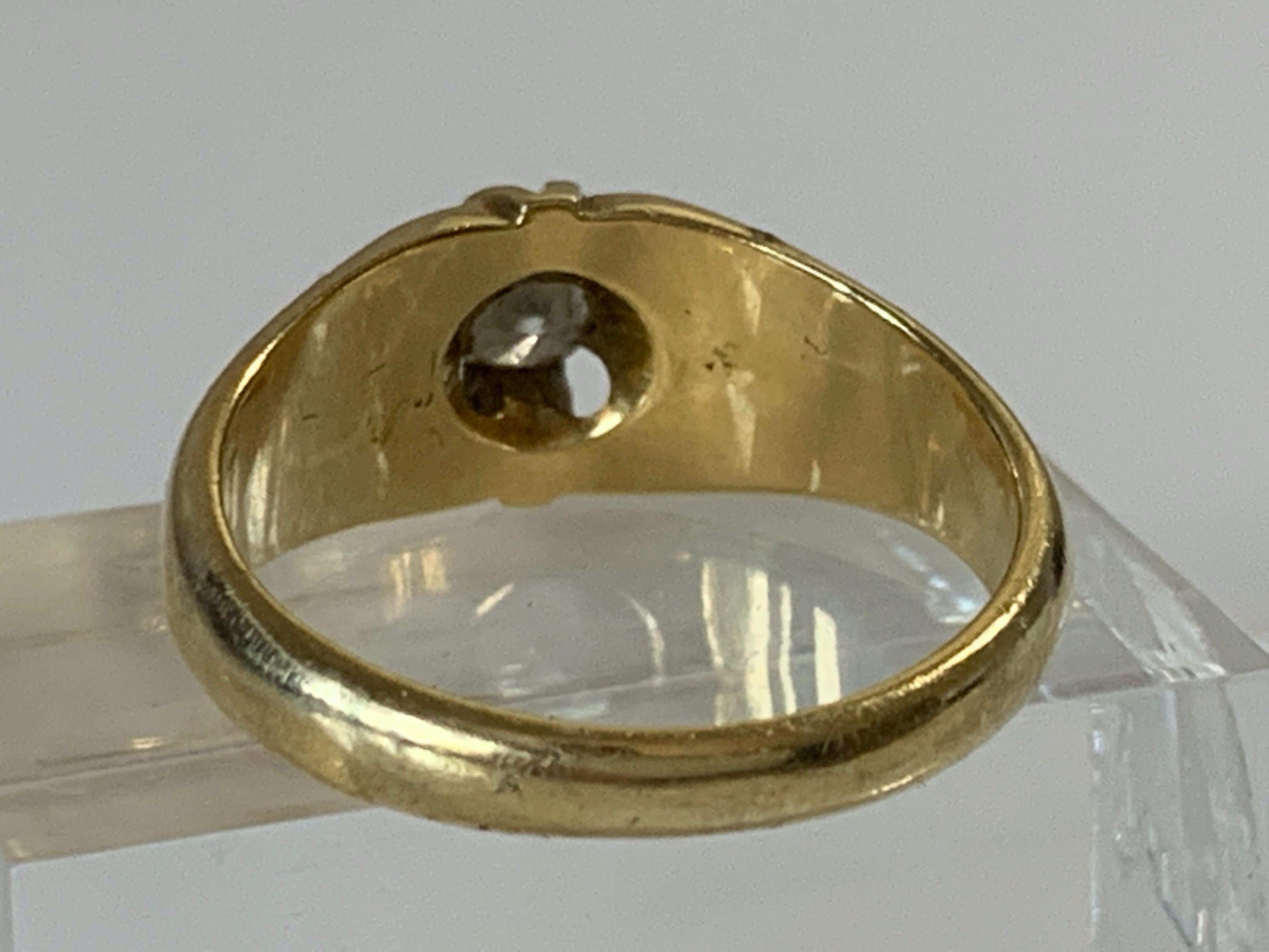 18ct 750 Gold 0.25 Carat Edwardian Diamond Ring For Sale 1