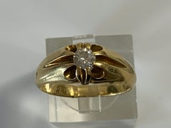 18ct 750 Gold 0.25 Carat Edwardian Diamond Ring