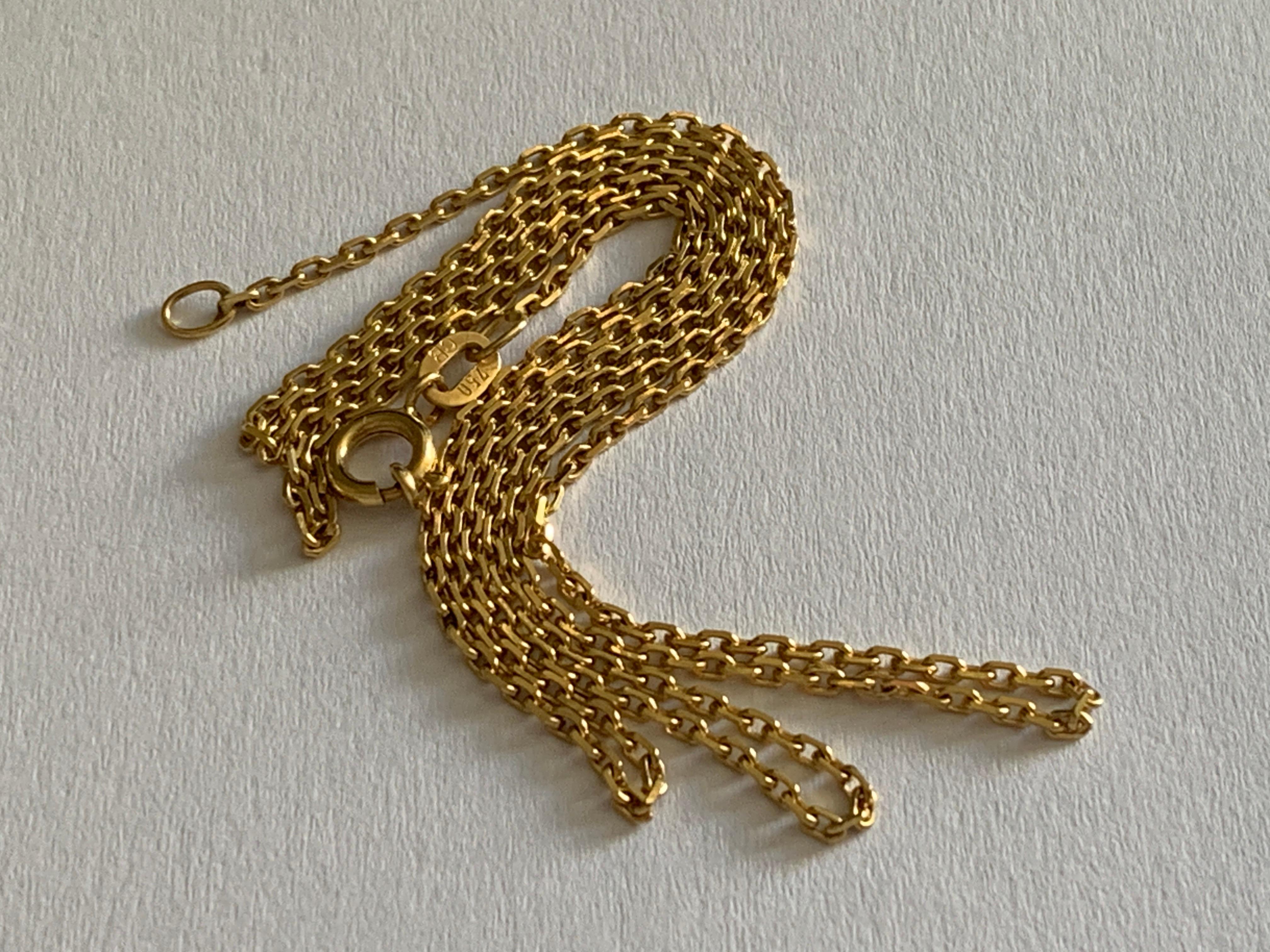 Cadena de oro 750 18 ct 19,75 en venta 1