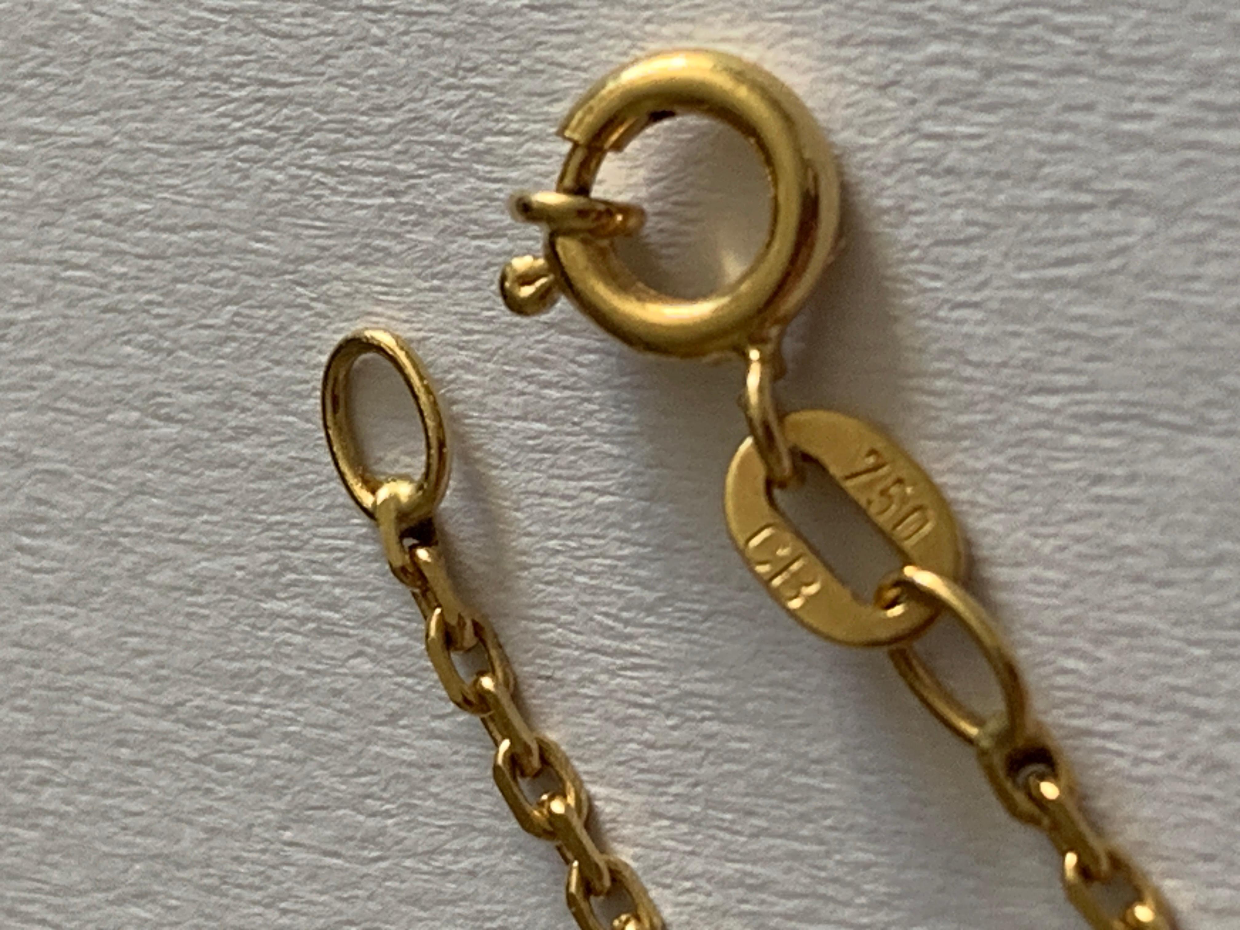 Cadena de oro 750 18 ct 19,75 en venta 2