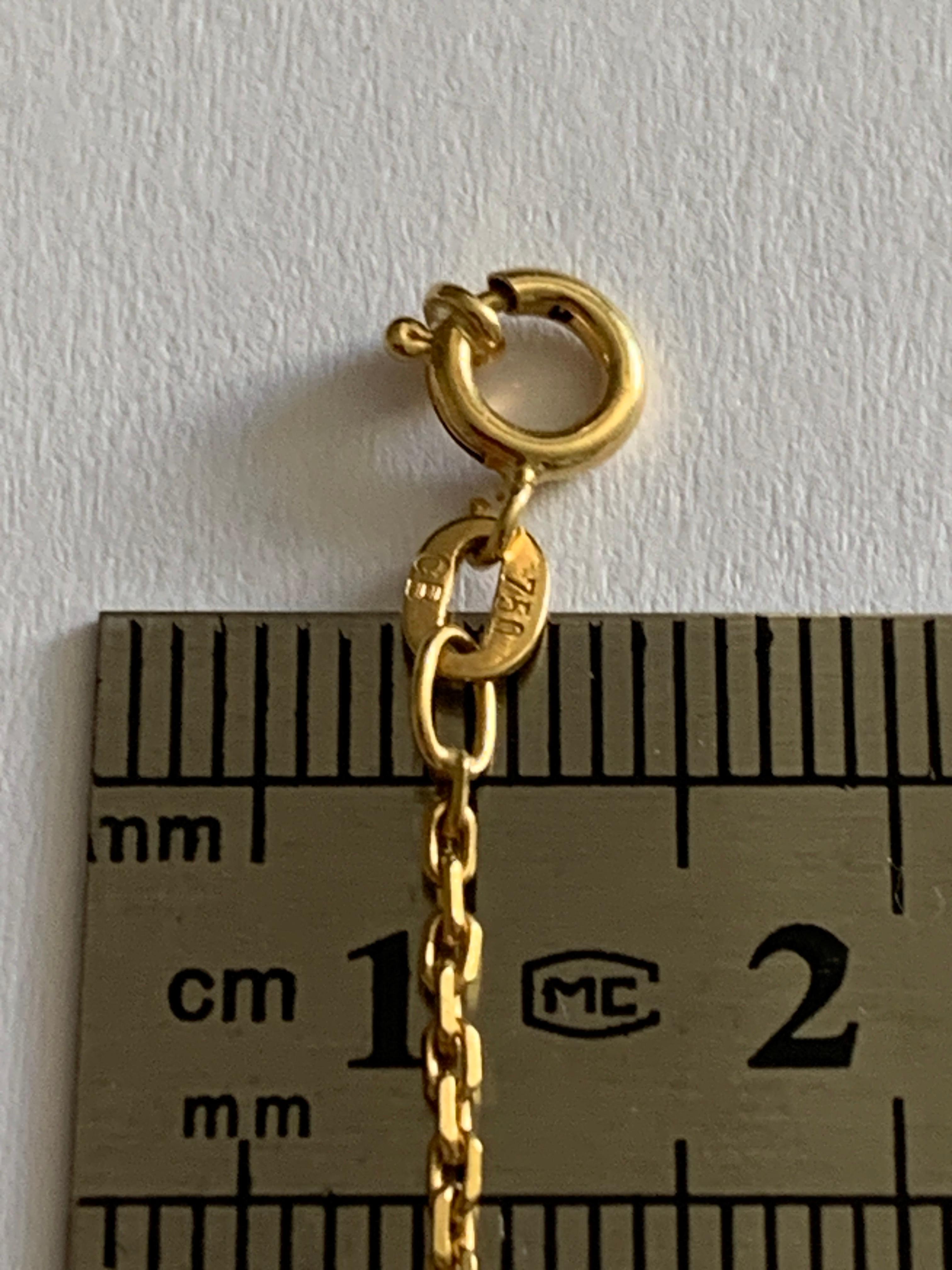 Cadena de oro 750 18 ct 19,75 en venta 3