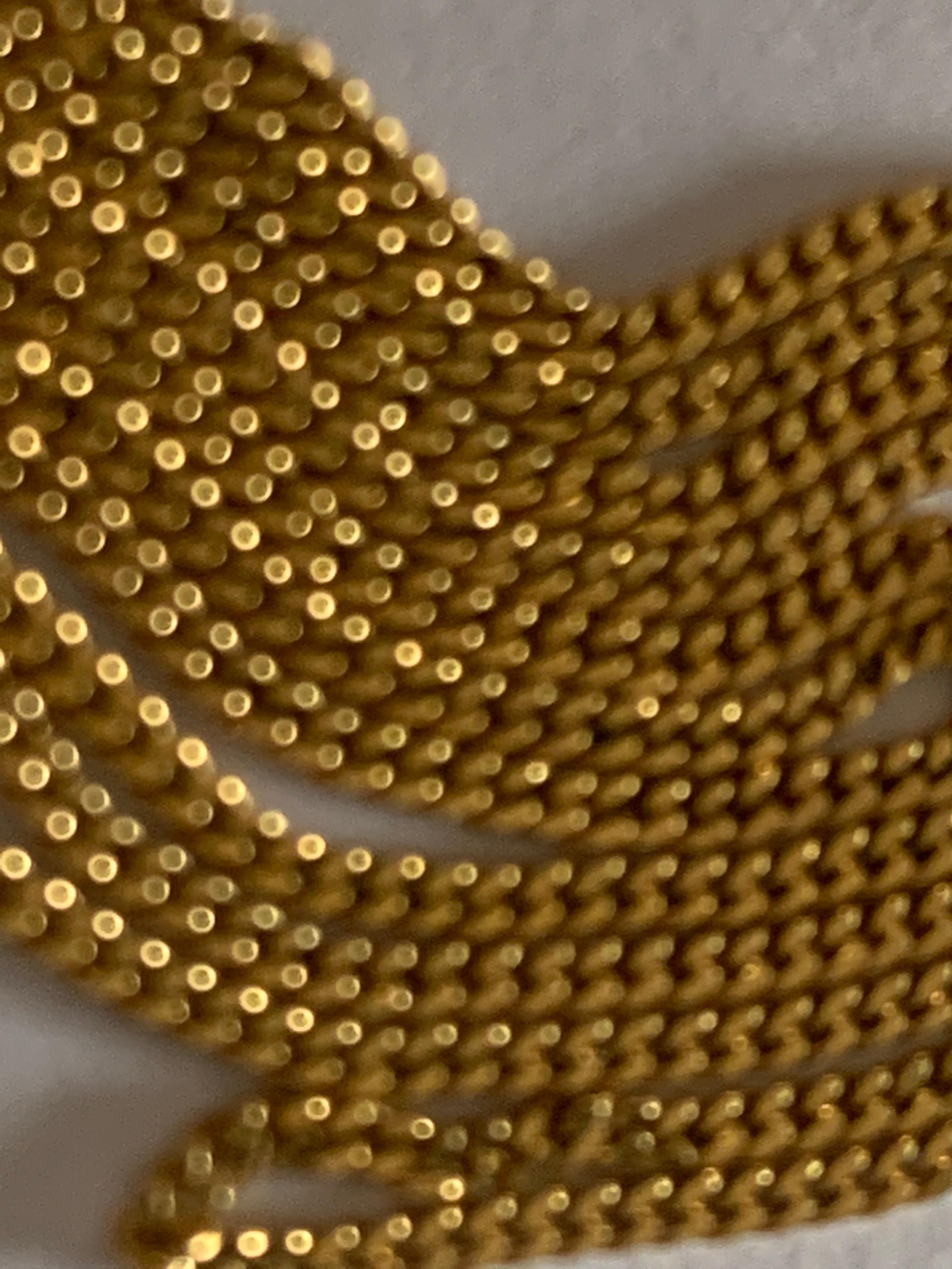 Chaîne en or 750 millièmes (18ct) de 19,75 pouces avec pendentif en forme de piment rouge Bon état - En vente à London, GB