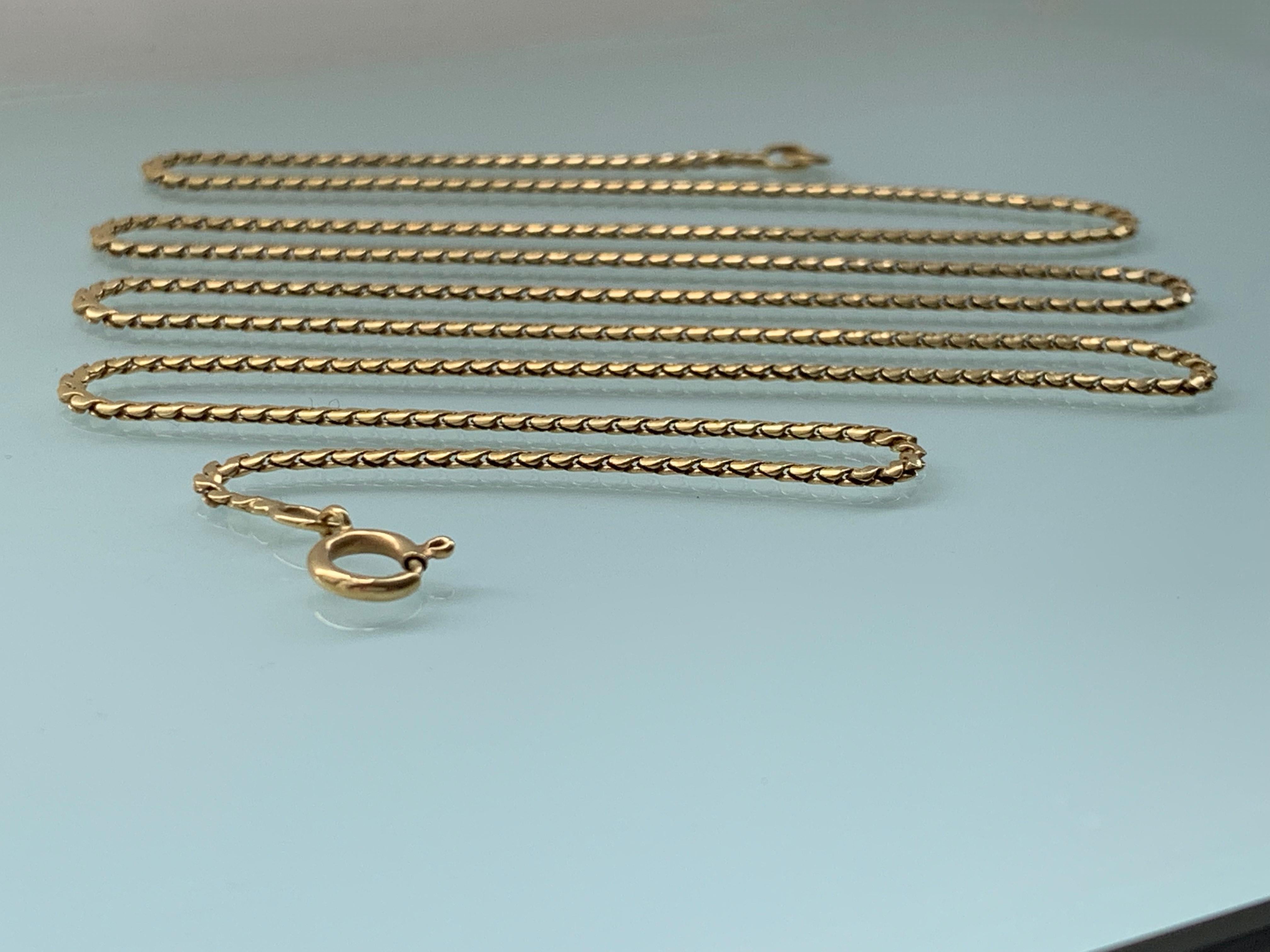 unoaerre gold chain 750
