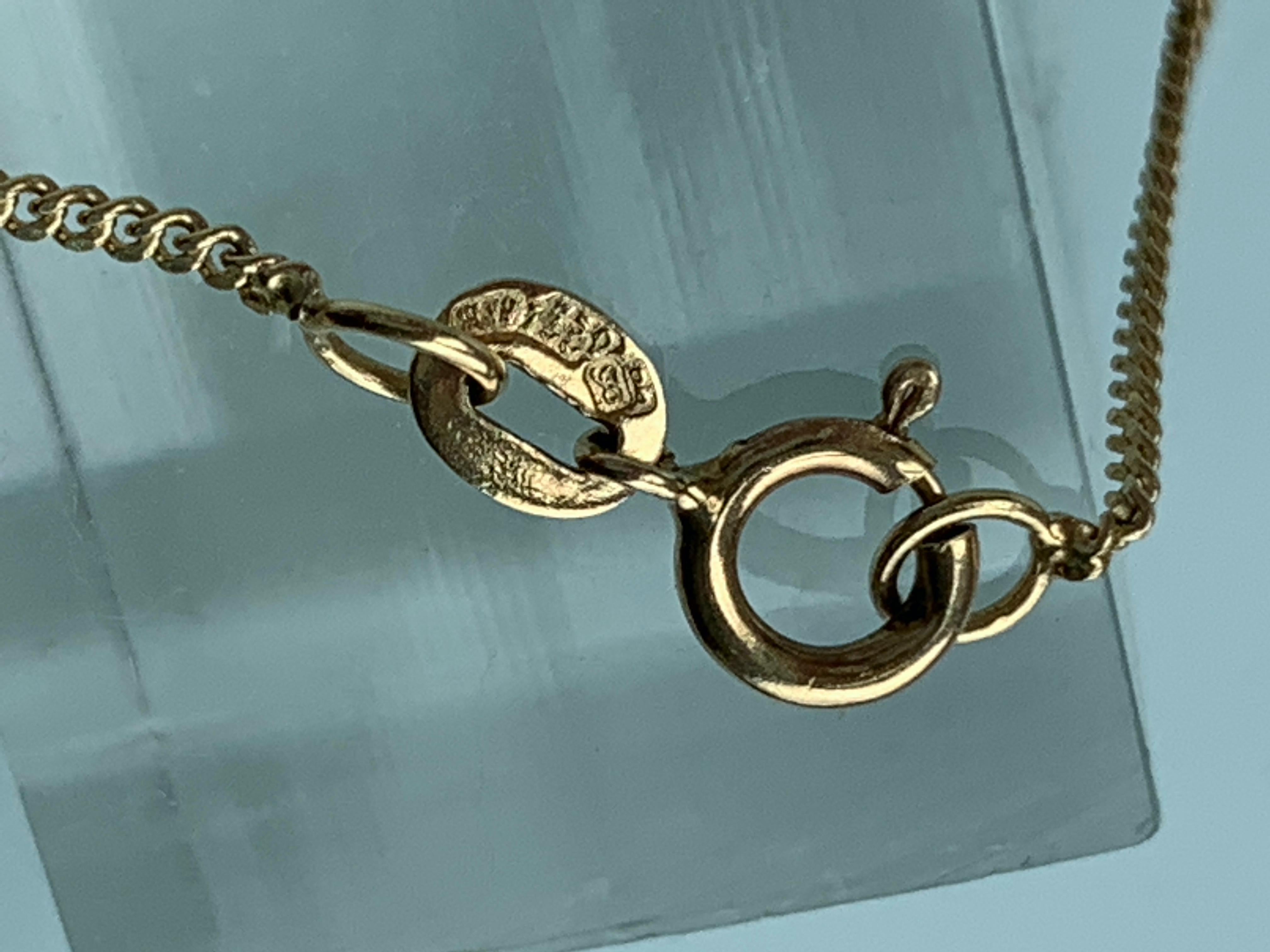 Collar y Pendientes Antiguos de Oro 750 18ct en venta 4