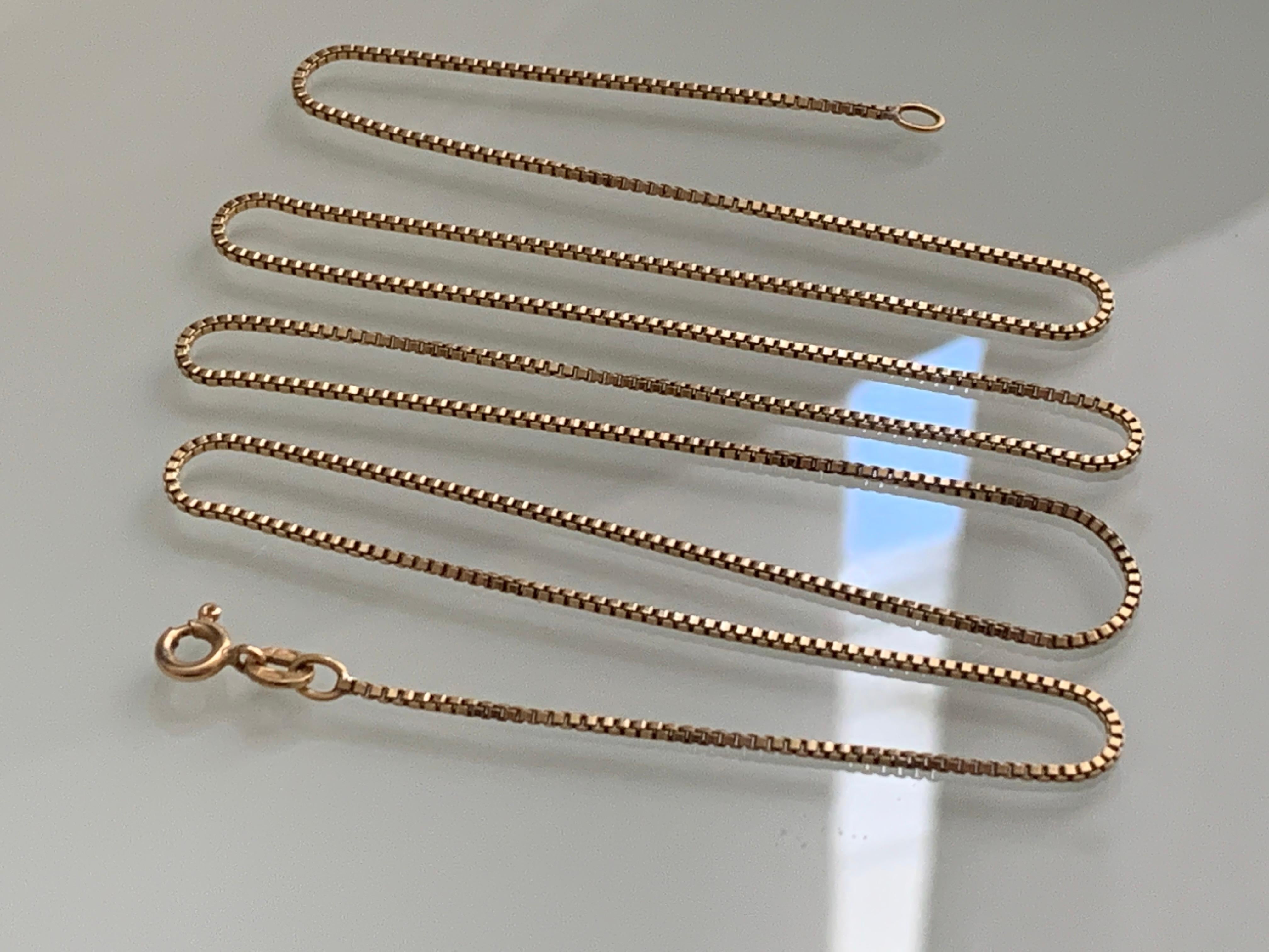 18ct 750 Gold Box 23.5