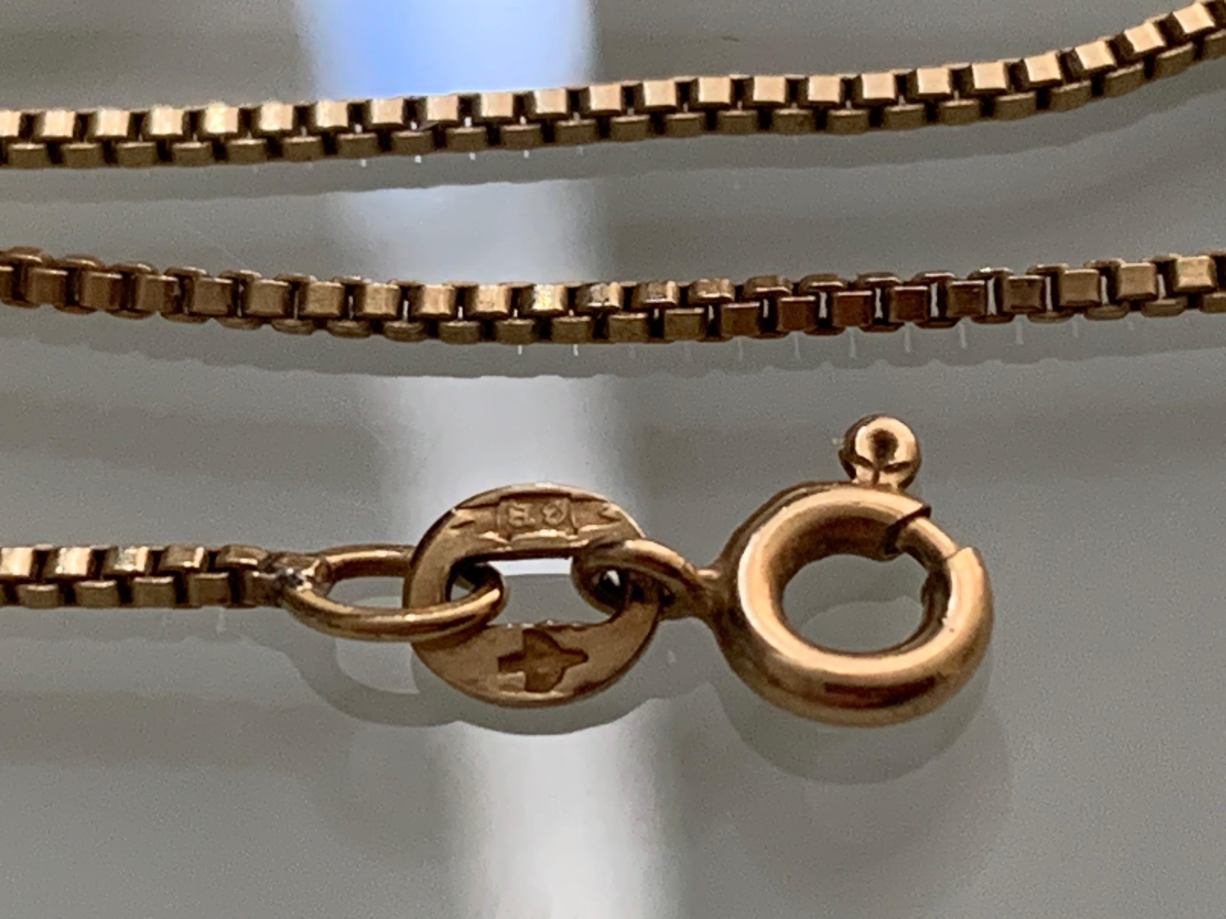 18ct 750 Gold Box 23.5