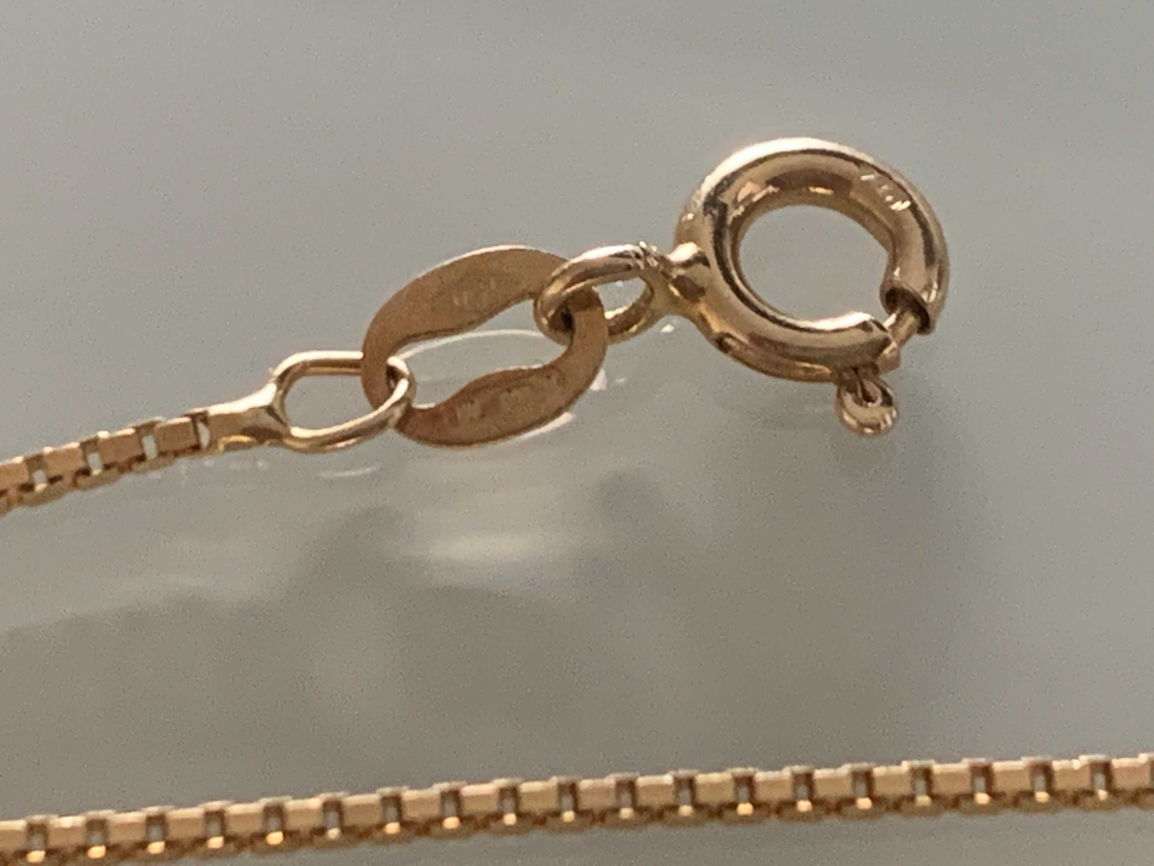 Women's 18ct 750 Gold Box Chain