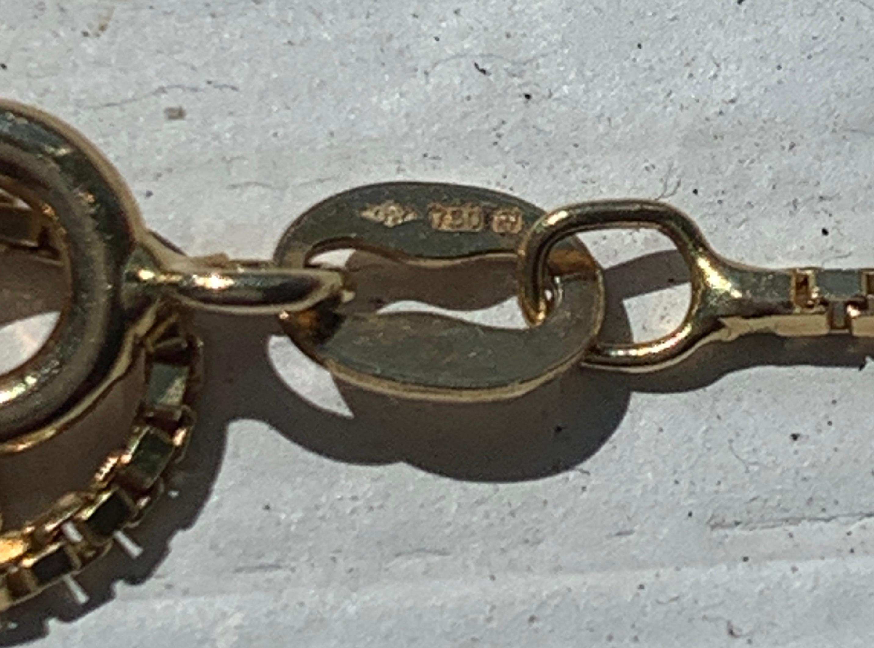 18ct 750 Gold Box Chain 1
