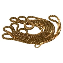 18ct 750 Gold Box Chain