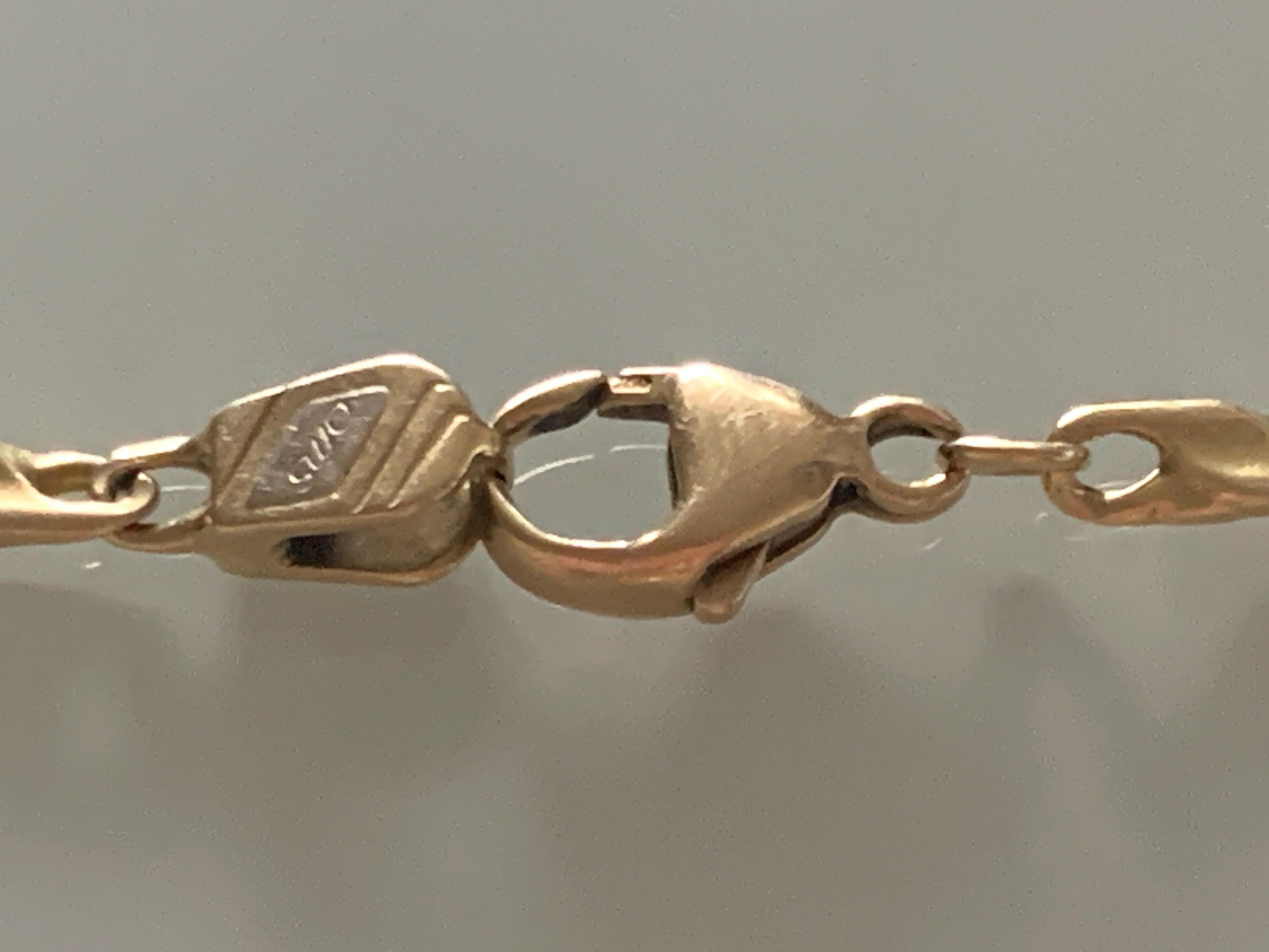18 Karat 750 Goldarmband 9.7 Gramm (Britisch Kolonial)