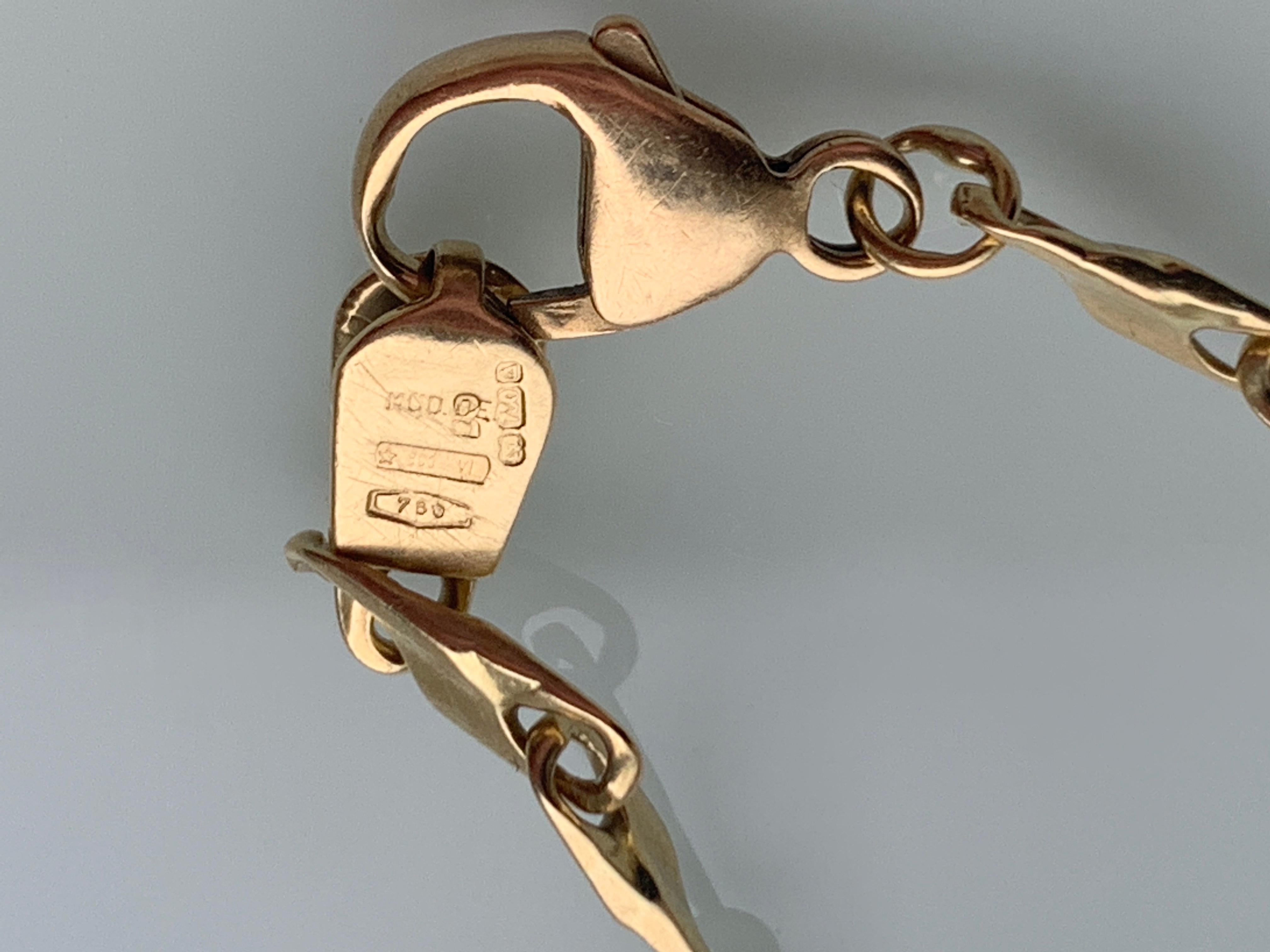 18 Karat 750 Goldarmband 9.7 Gramm im Zustand „Gut“ in London, GB