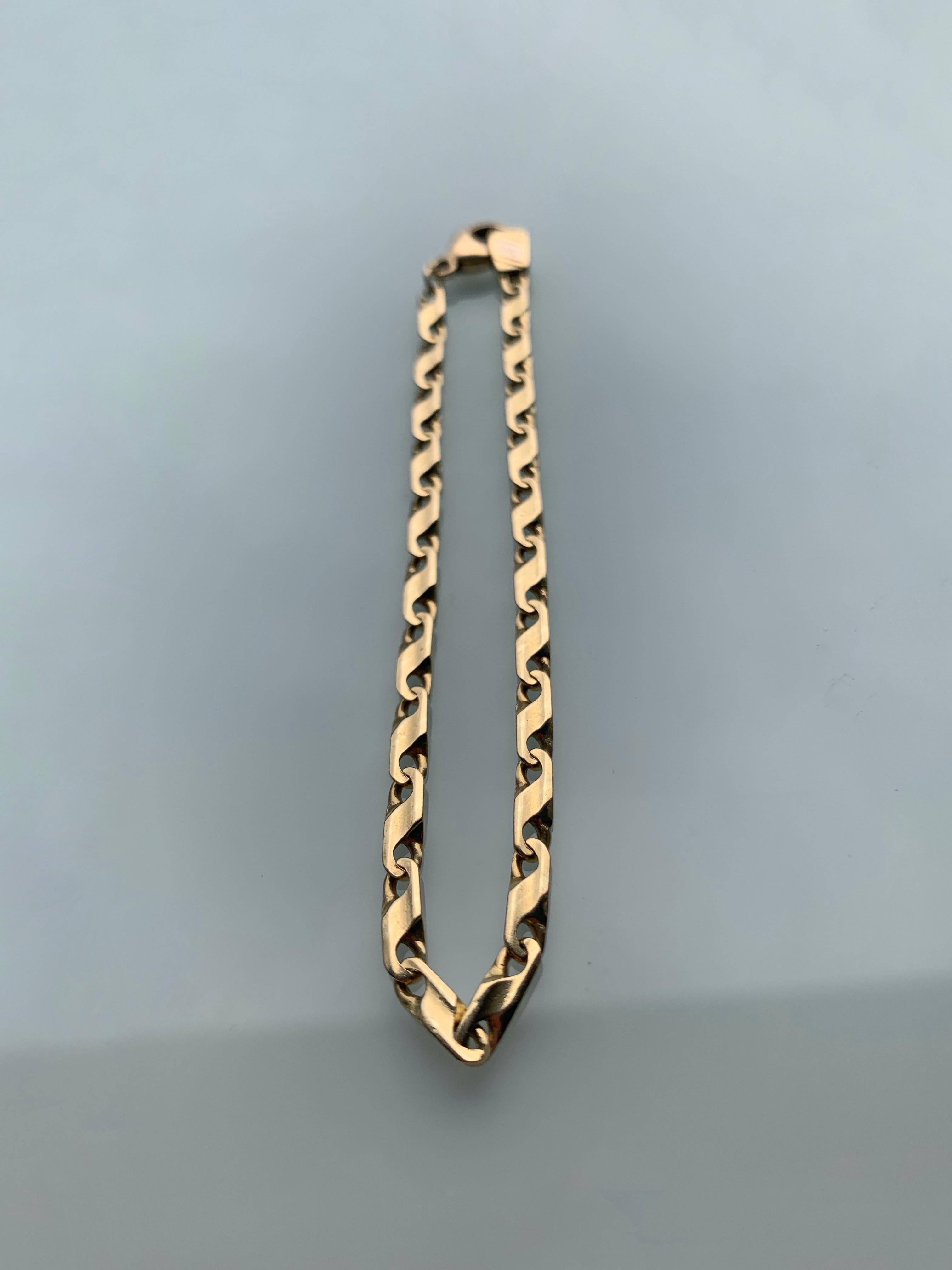 18 Karat 750 Goldarmband 9.7 Gramm für Damen oder Herren