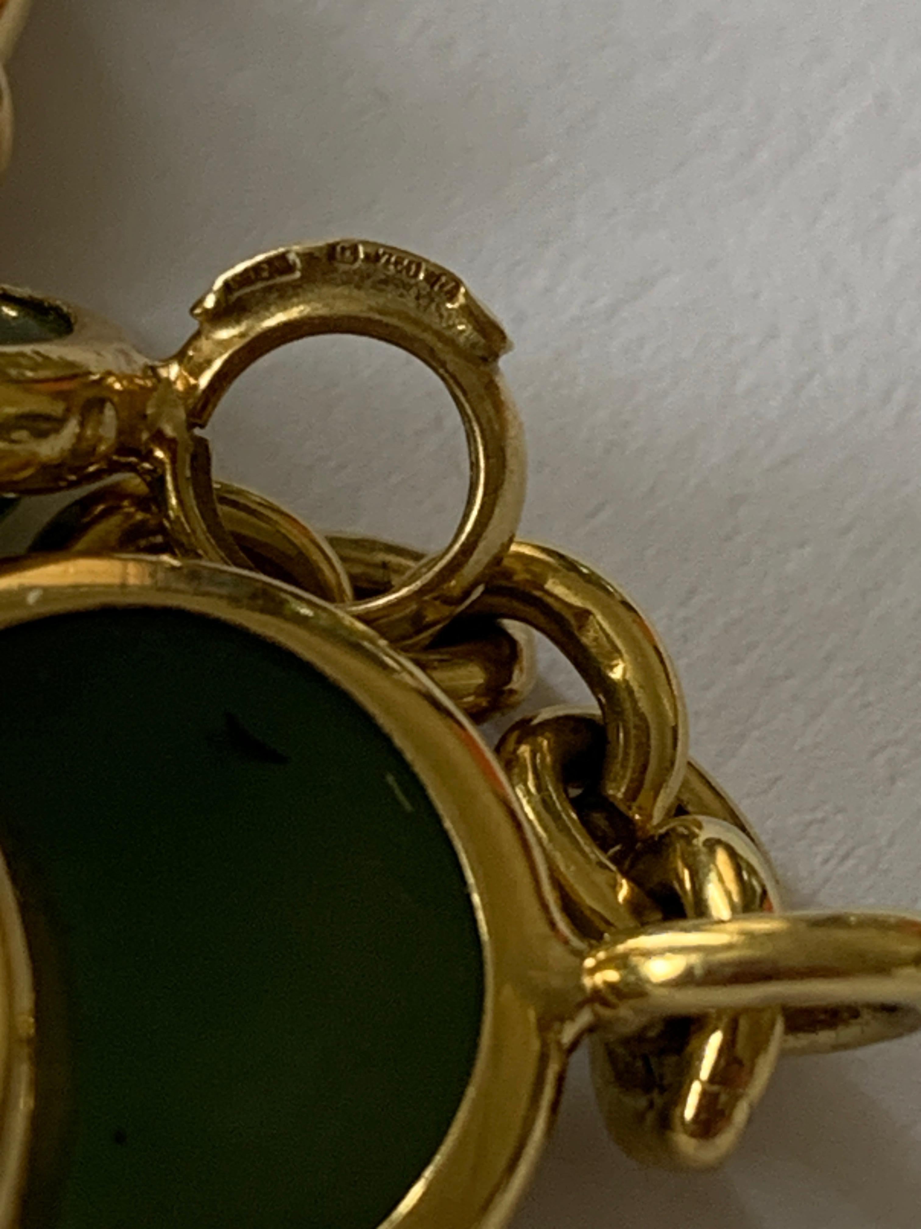 18ct 750 Gold Bracelet For Sale 5