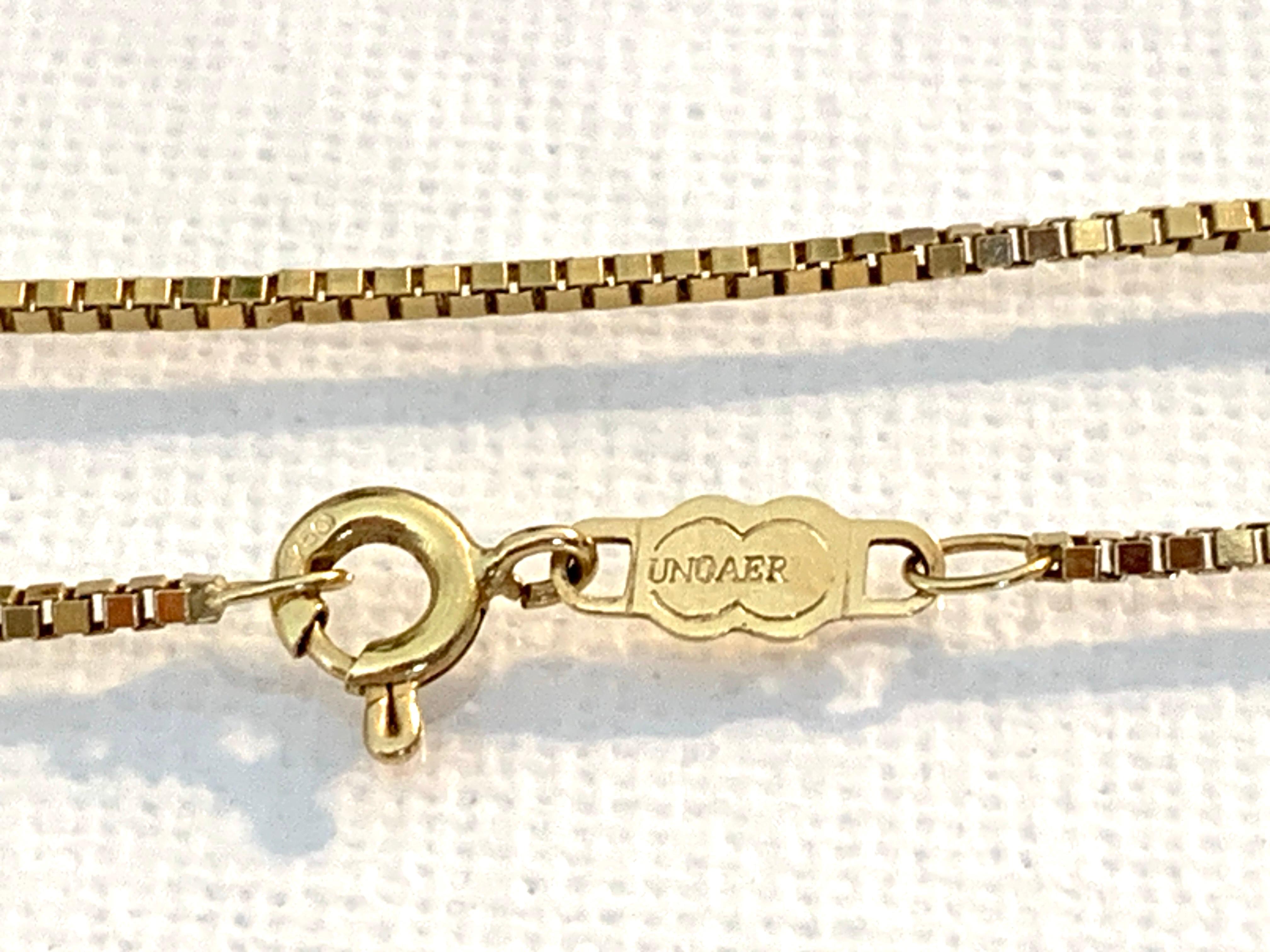 da uomo o donna Catena in oro 18ct 750 degli orafi italiani UnoAErre in vendita