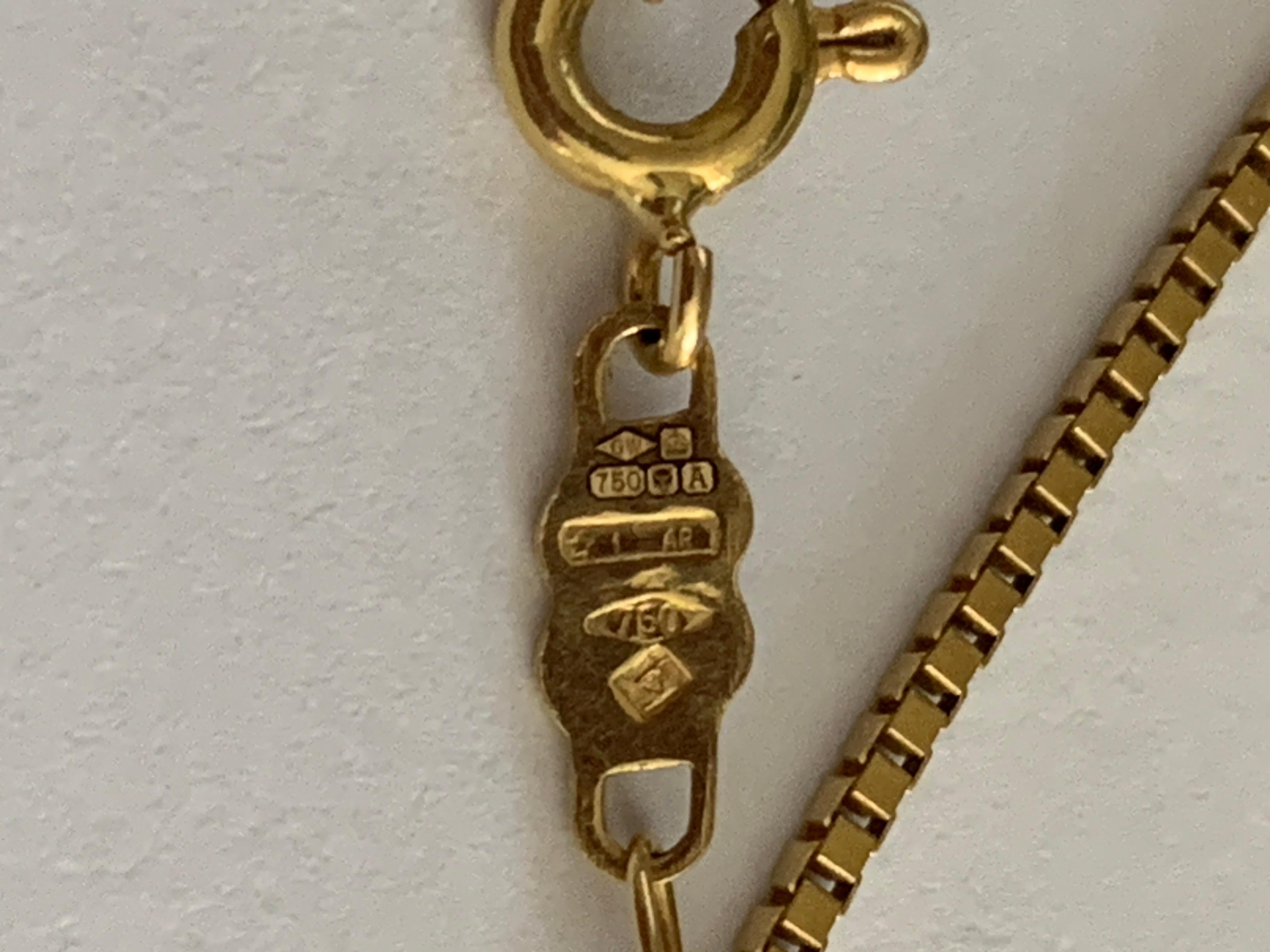 da uomo o donna Catena in oro 18ct 750 degli orafi italiani UnoAErre in vendita