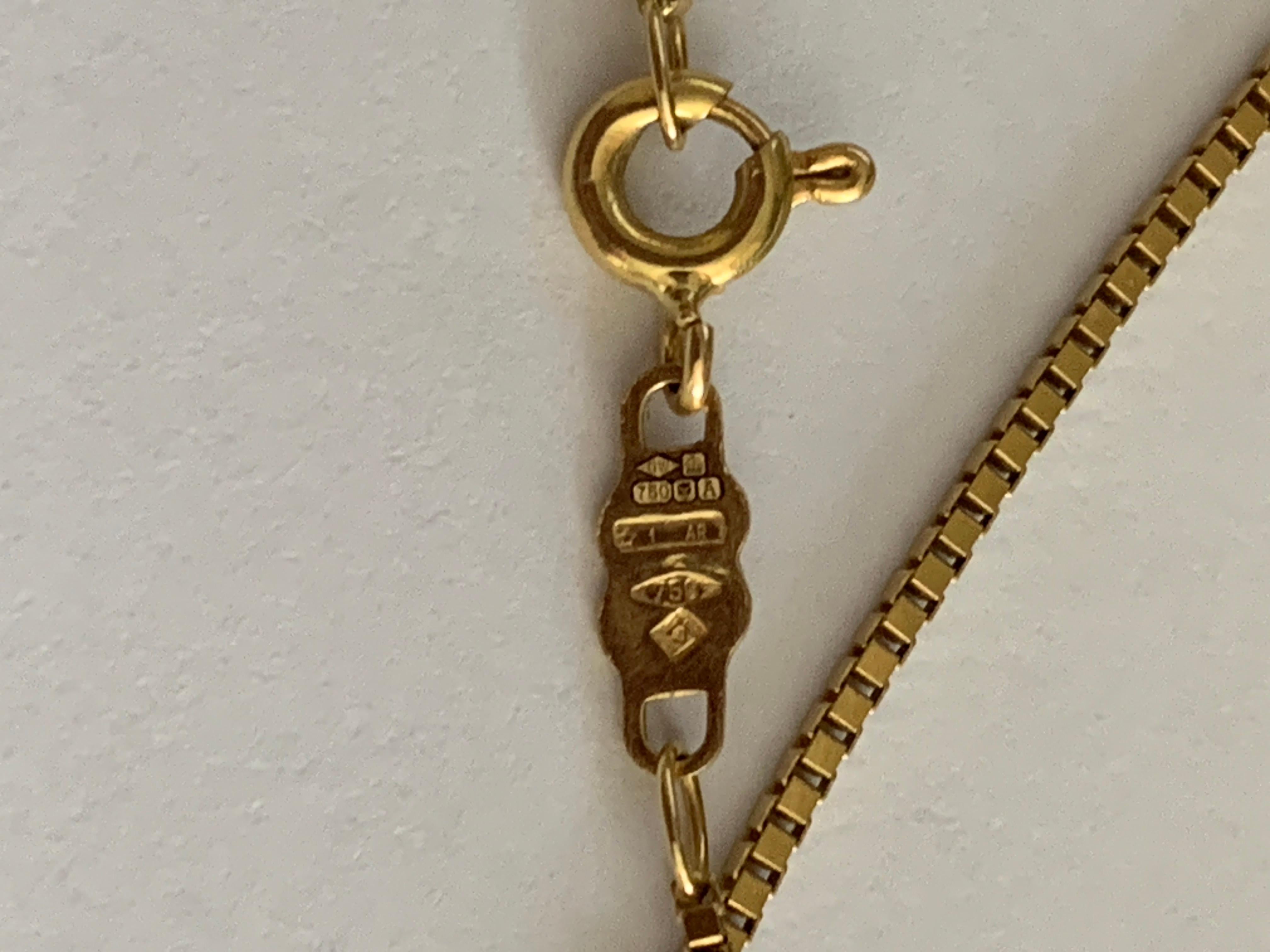 Catena in oro 18ct 750 degli orafi italiani UnoAErre in vendita 1