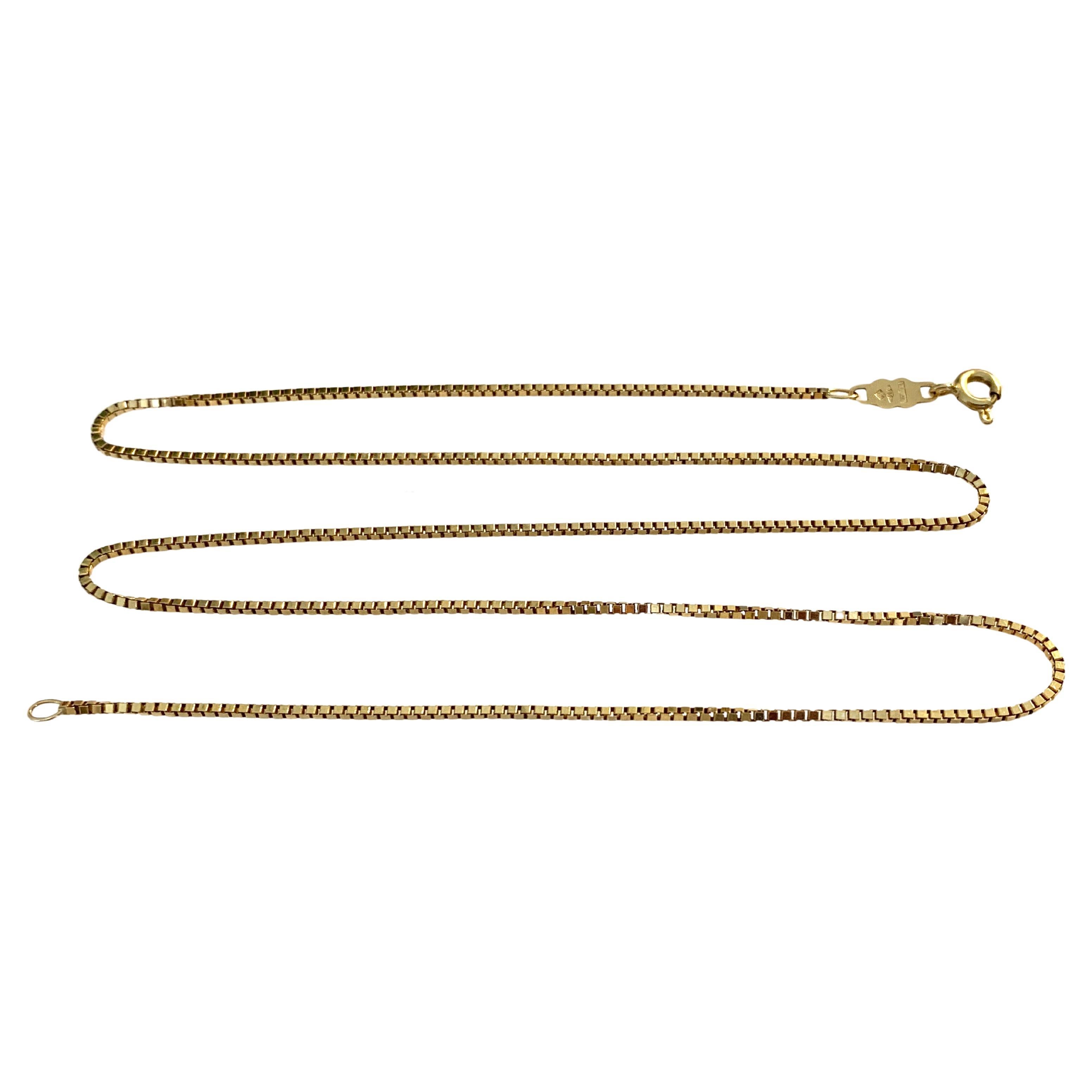 18 Karat 750 Goldkette der italienischen Goldschmiede UNOAERRE