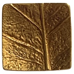 Ciondolo artigianale contemporaneo in oro 18ct 750