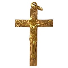 18ct 750 Gold Cross Fully Hallmarked