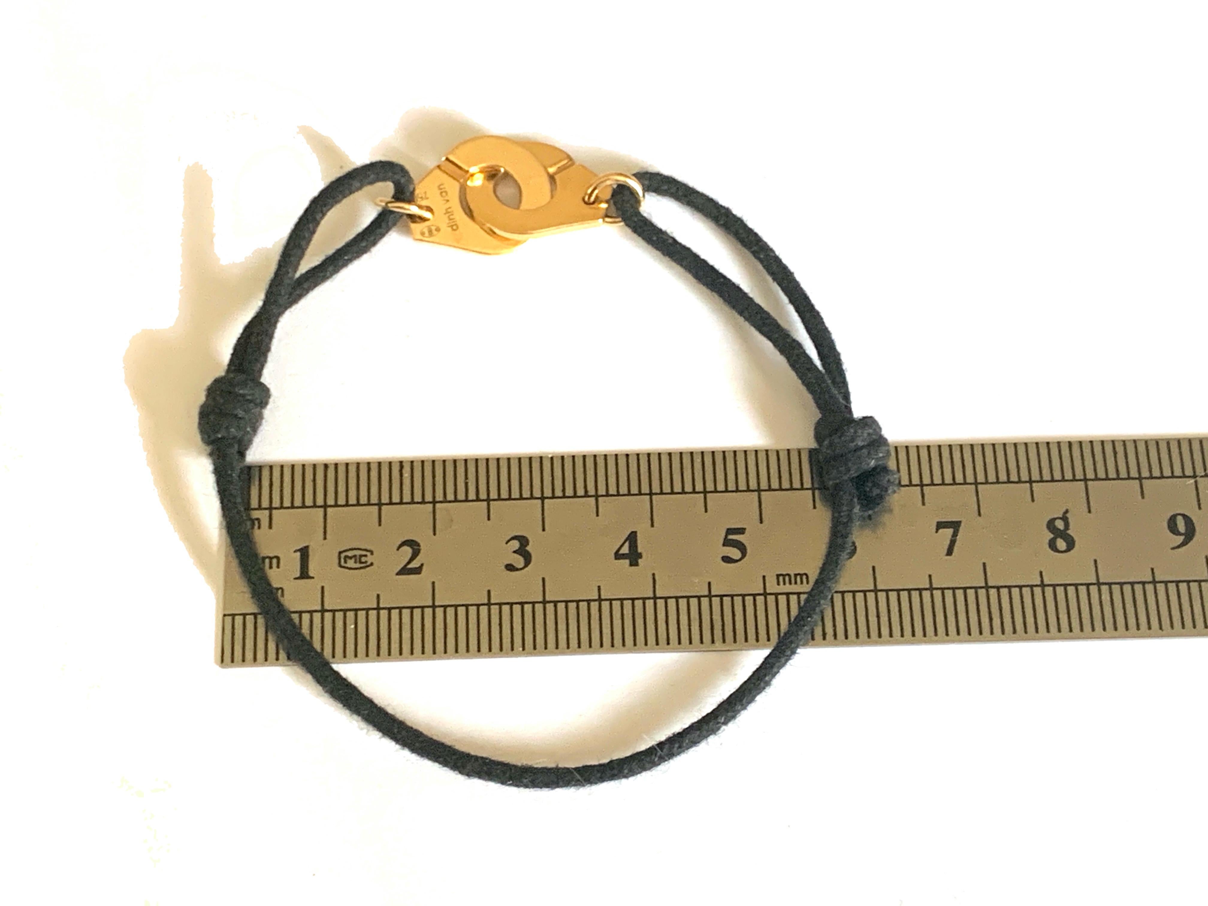 18ct 750 Gold Dinh Van  Bracelet For Sale 4