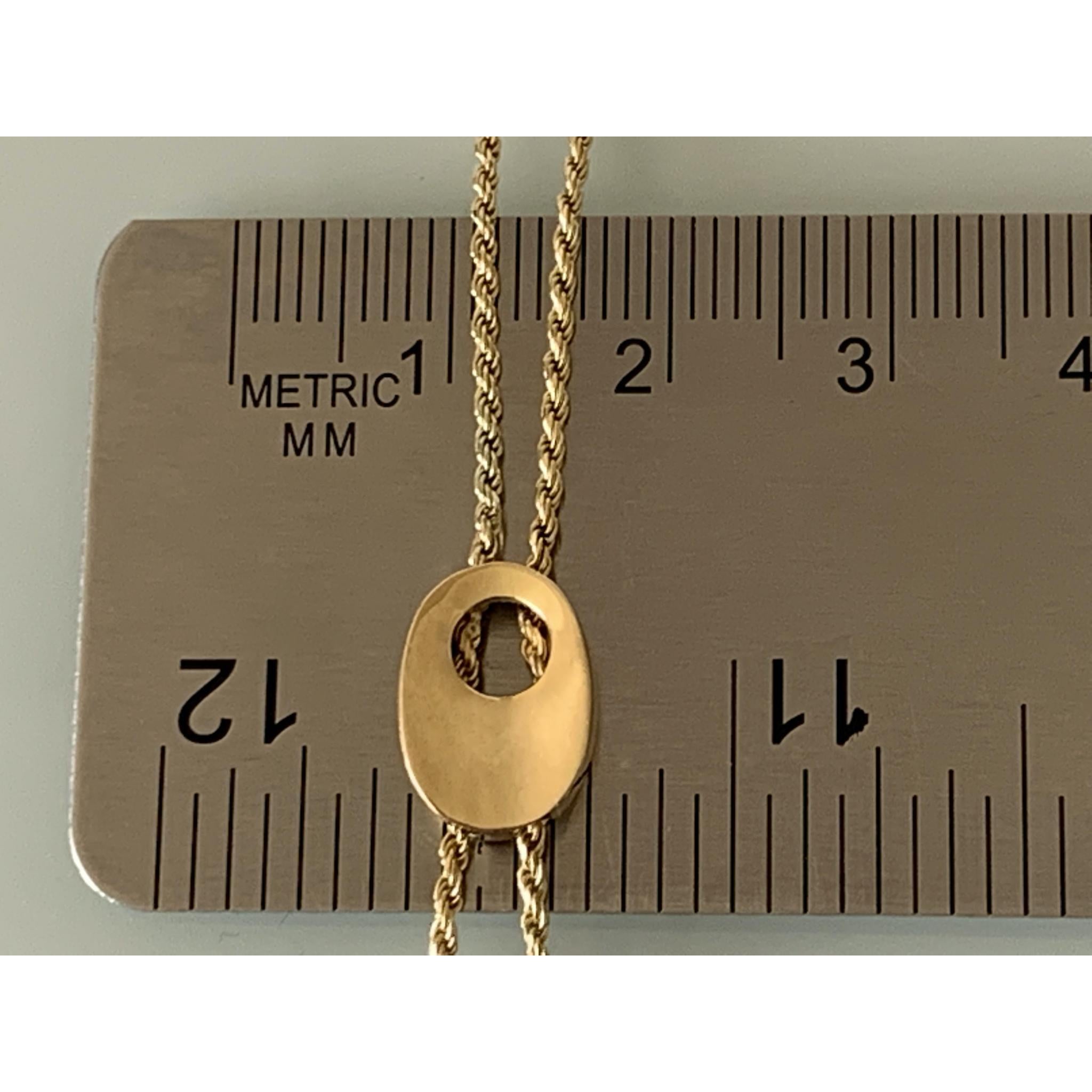 18ct 750 Gold Necklace In Good Condition For Sale In London, GB
