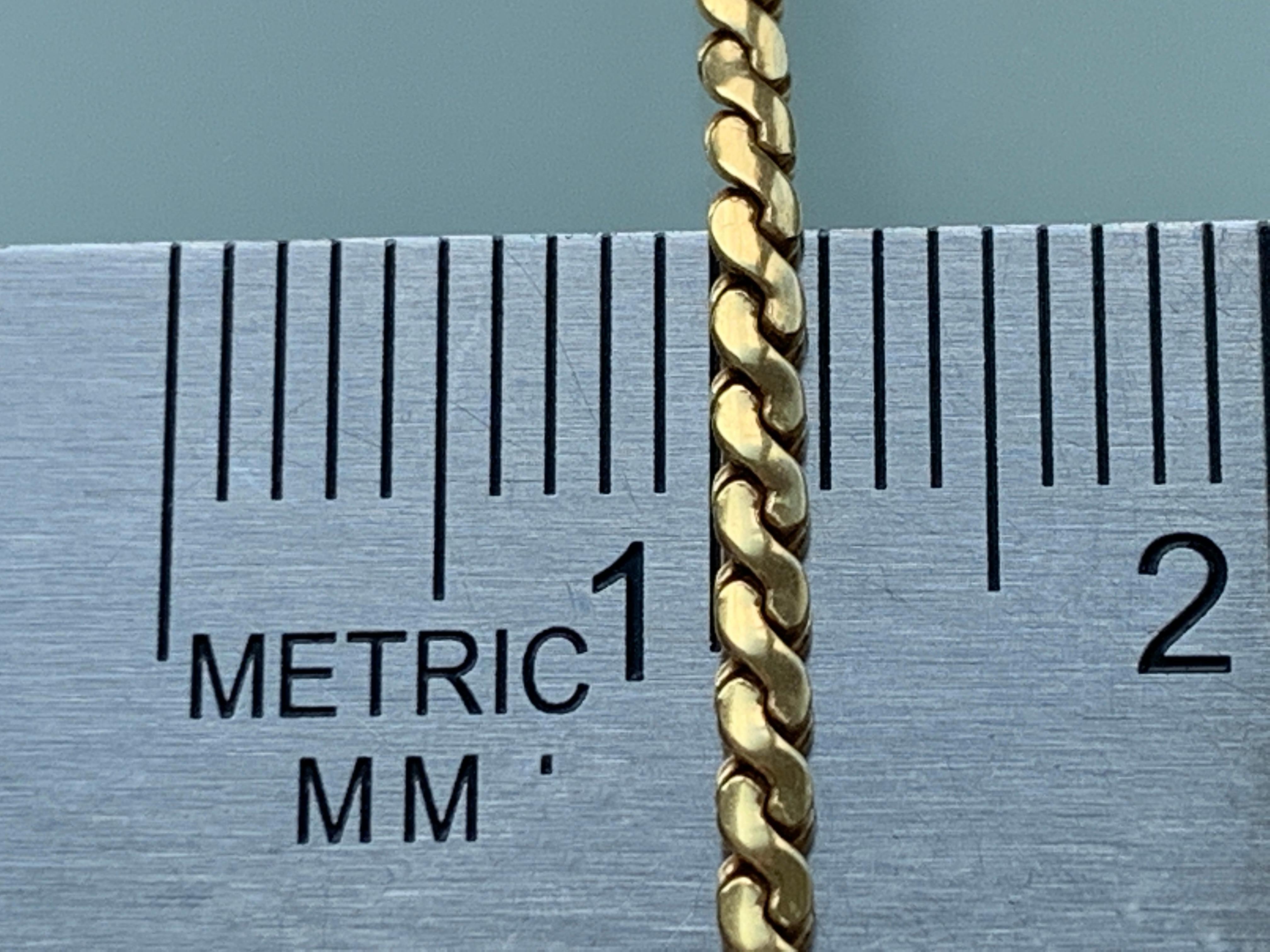 unoaerre gold chain 750
