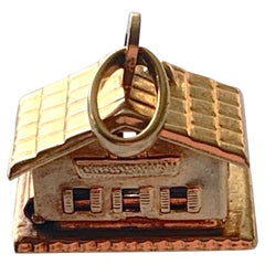 18ct 750 Gold Schweizer Chalet Charme von UnoAErre