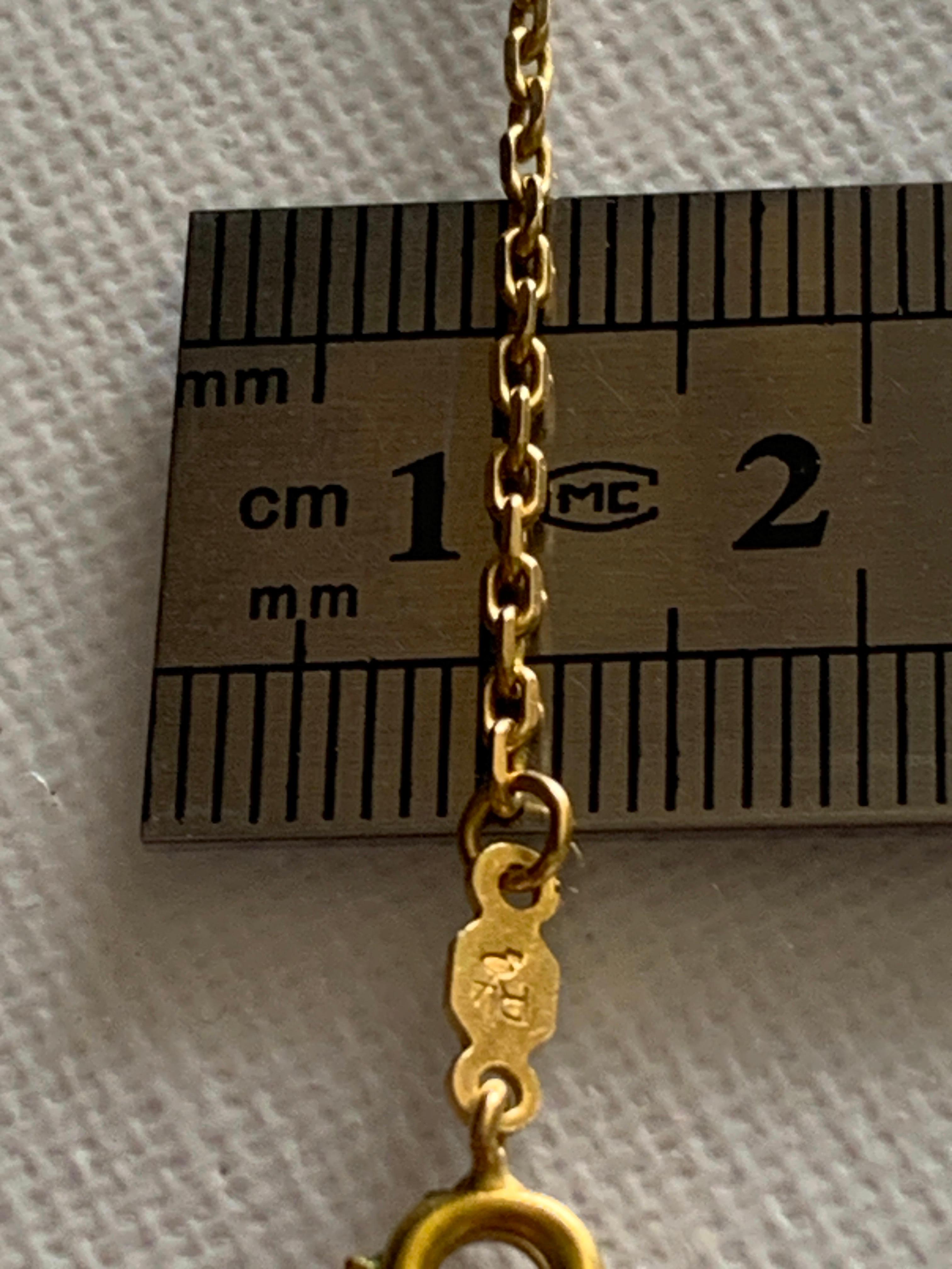 Catena vintage in oro 18ct 750 da 20,5 pollici  5.44 grammi In condizioni buone in vendita a London, GB