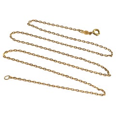 Catena vintage in oro 18ct 750 da 20,5 pollici  5.44 grammi