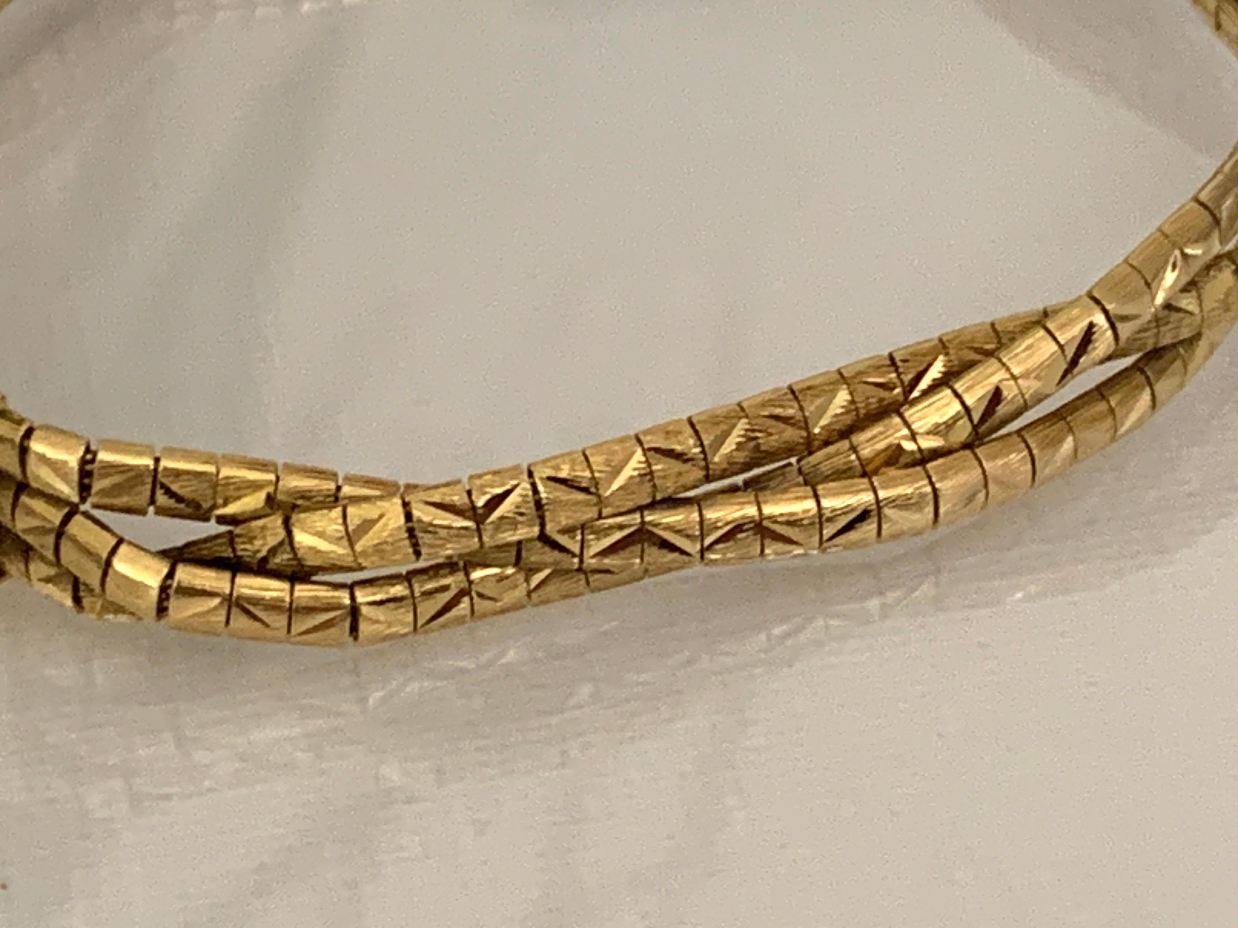 Bracciale vintage in oro 18ct 750 in vendita 1