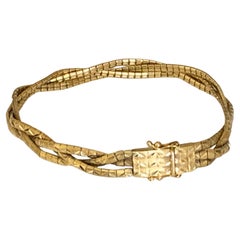 18ct 750 Gold Vintage Bracelet