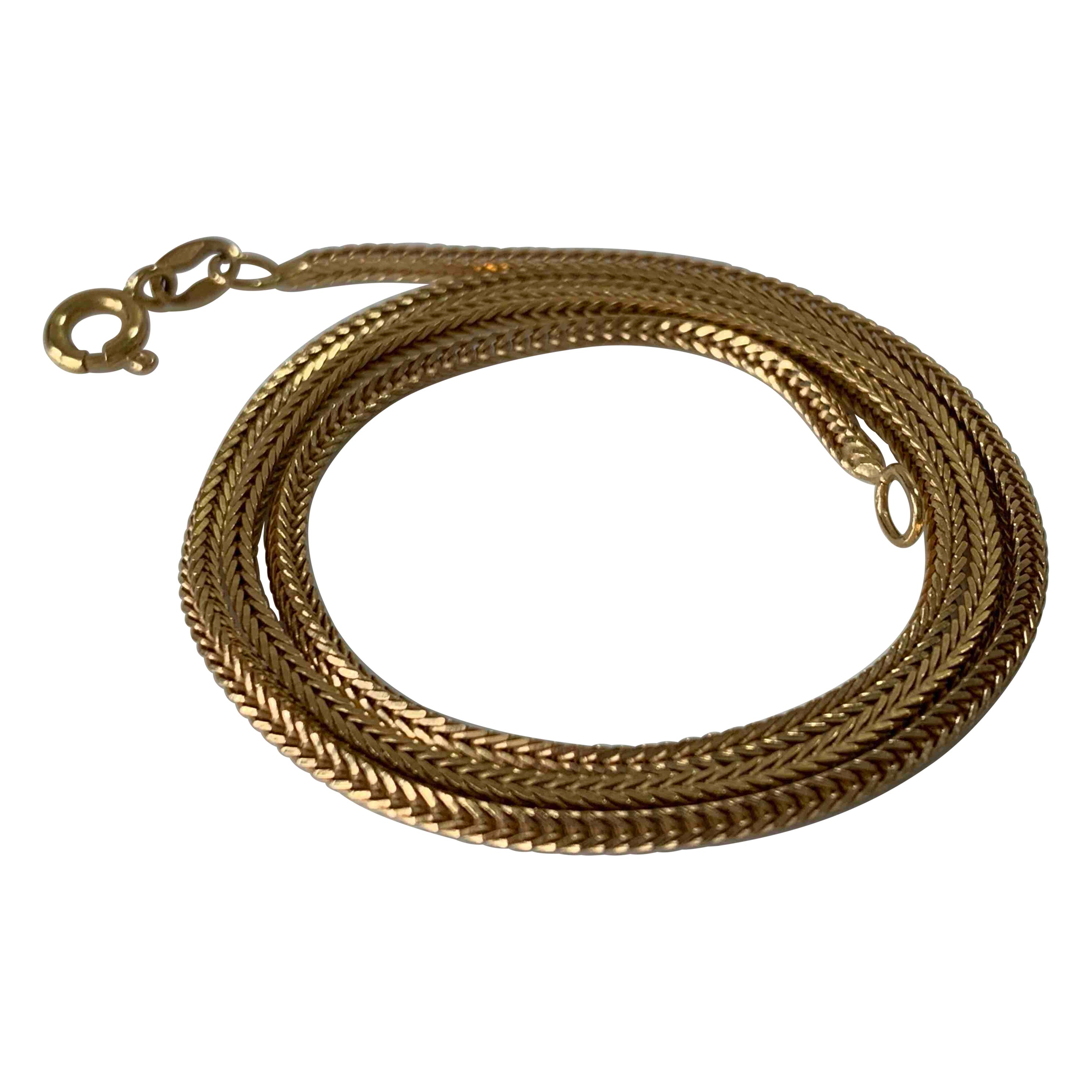 18ct 750 Gold Vintage Chain