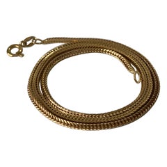 18ct 750 Gold Vintage 16" Chain