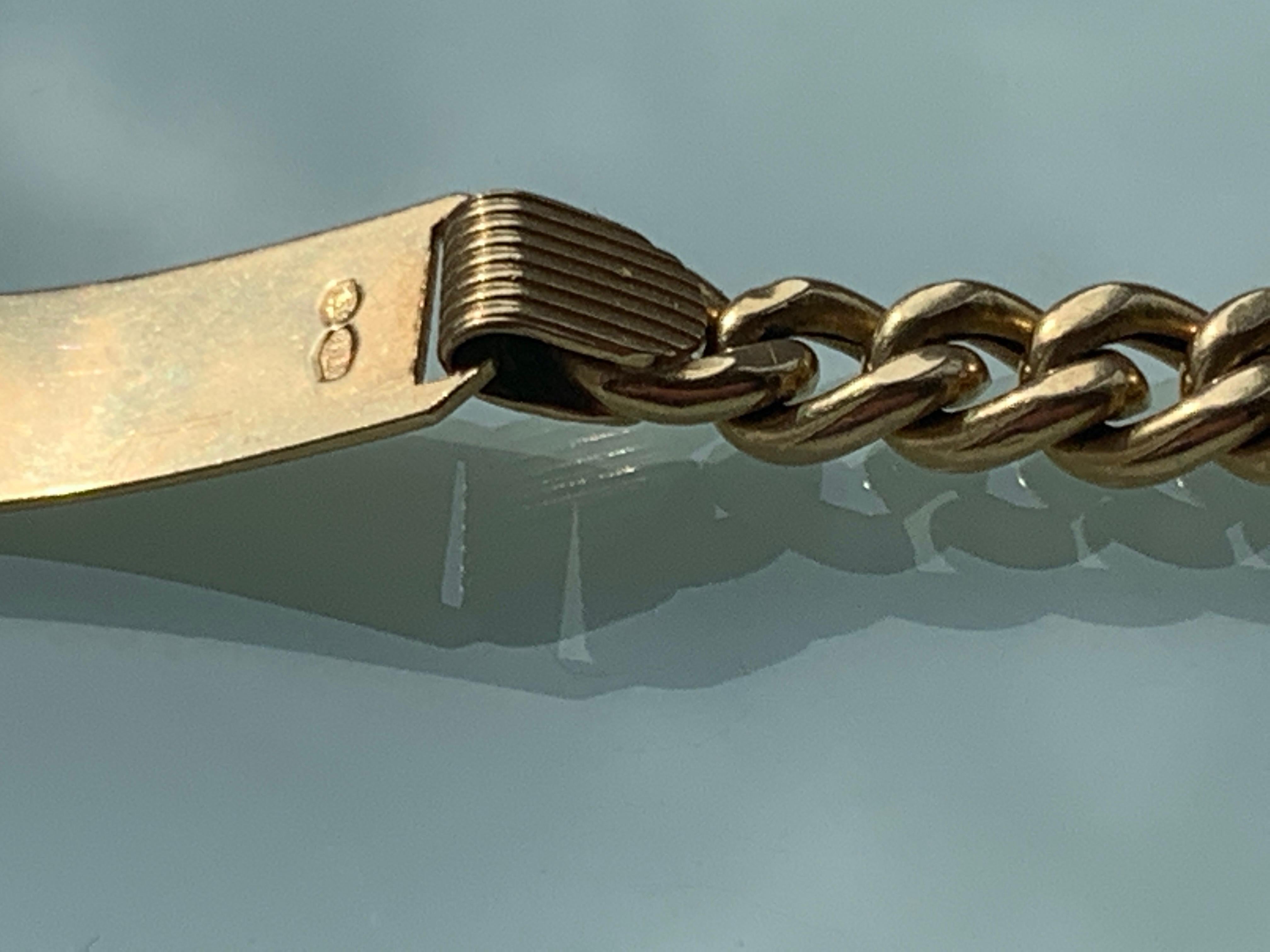 18ct Gold Bracelet In Good Condition In London, GB
