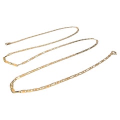 18ct 750 Italian Trio Colour 24" Necklace