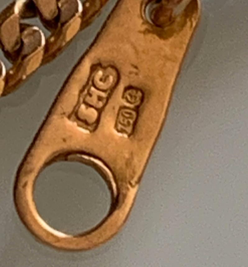 18ct 750 Vintage Gold Kette im Zustand „Gut“ im Angebot in London, GB