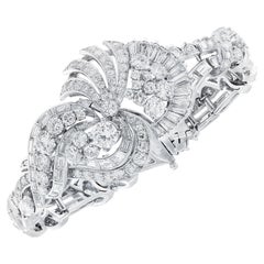 18ct Diamond bracelet, Circa 1970
