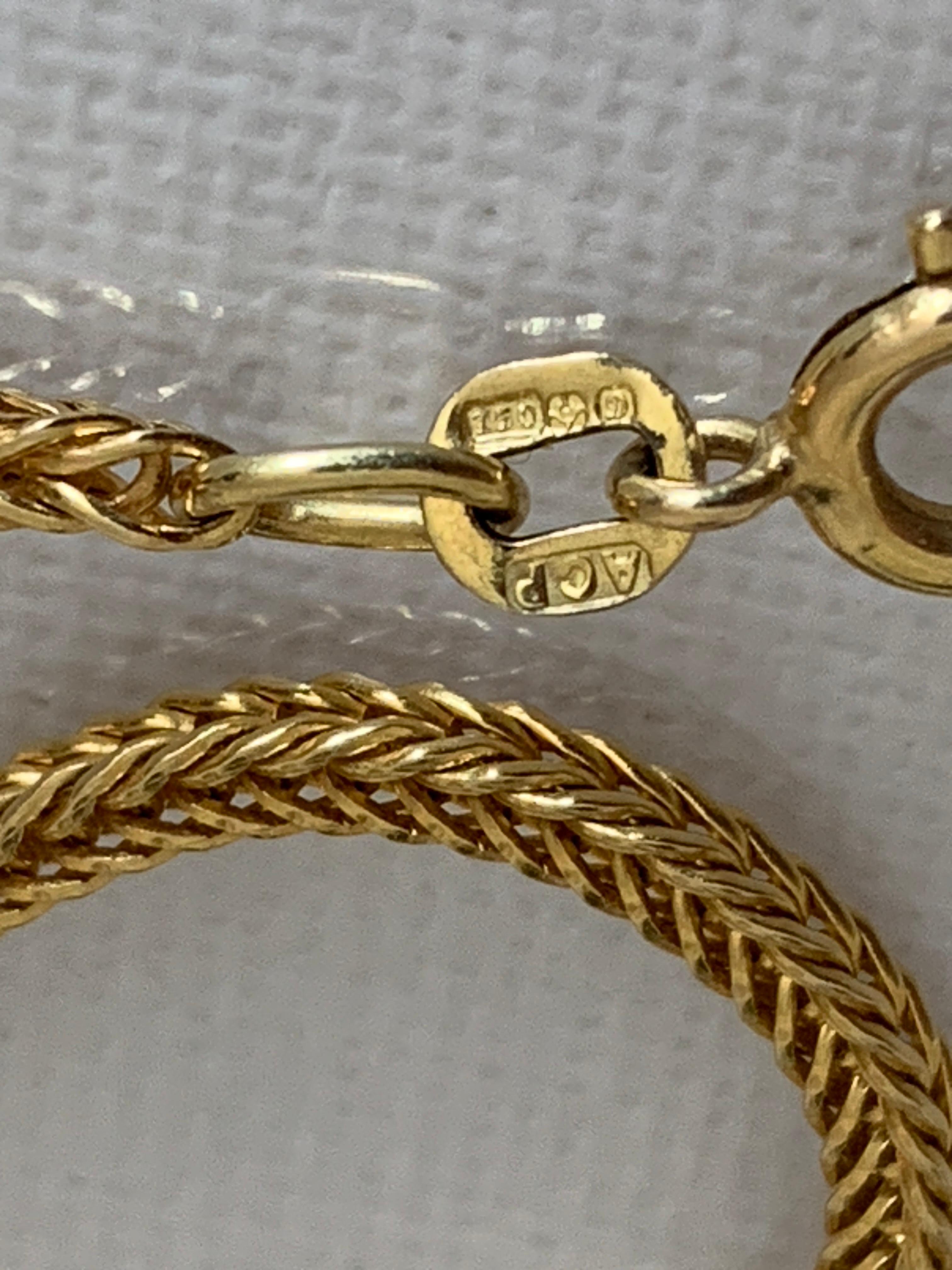 Collana in oro 18ct da 27,5