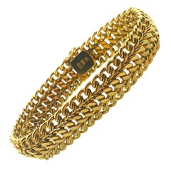 18ct Gold 7.7" Bracelet 31.3 grams